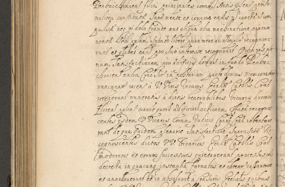 Zdjęcie nr 625 dla obiektu archiwalnego: Volumen II actorum episcopalium R. D. Petri Gembicki, episcopi Cracoviensis, locum tenente in dioecesi R. D. Alberto Lipnicki, canonico Cracoviensi post discessum R. D. Episcopi in Italiam et usque ad redditum eiusdem in Poloniam, videlicet a die 16 Novembris 1644 et per a. D. 1645 inchoative ad Septembrem. Horum videatur index ad finem huius voluminis