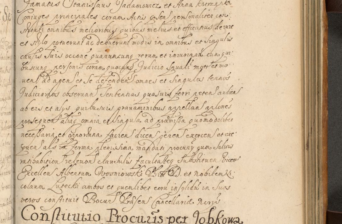 Zdjęcie nr 630 dla obiektu archiwalnego: Volumen II actorum episcopalium R. D. Petri Gembicki, episcopi Cracoviensis, locum tenente in dioecesi R. D. Alberto Lipnicki, canonico Cracoviensi post discessum R. D. Episcopi in Italiam et usque ad redditum eiusdem in Poloniam, videlicet a die 16 Novembris 1644 et per a. D. 1645 inchoative ad Septembrem. Horum videatur index ad finem huius voluminis