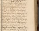 Zdjęcie nr 630 dla obiektu archiwalnego: Volumen II actorum episcopalium R. D. Petri Gembicki, episcopi Cracoviensis, locum tenente in dioecesi R. D. Alberto Lipnicki, canonico Cracoviensi post discessum R. D. Episcopi in Italiam et usque ad redditum eiusdem in Poloniam, videlicet a die 16 Novembris 1644 et per a. D. 1645 inchoative ad Septembrem. Horum videatur index ad finem huius voluminis
