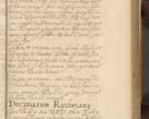 Zdjęcie nr 612 dla obiektu archiwalnego: Volumen II actorum episcopalium R. D. Petri Gembicki, episcopi Cracoviensis, locum tenente in dioecesi R. D. Alberto Lipnicki, canonico Cracoviensi post discessum R. D. Episcopi in Italiam et usque ad redditum eiusdem in Poloniam, videlicet a die 16 Novembris 1644 et per a. D. 1645 inchoative ad Septembrem. Horum videatur index ad finem huius voluminis