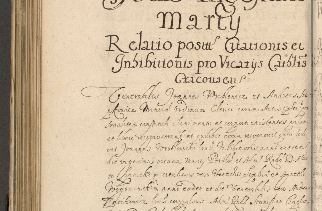Zdjęcie nr 607 dla obiektu archiwalnego: Volumen II actorum episcopalium R. D. Petri Gembicki, episcopi Cracoviensis, locum tenente in dioecesi R. D. Alberto Lipnicki, canonico Cracoviensi post discessum R. D. Episcopi in Italiam et usque ad redditum eiusdem in Poloniam, videlicet a die 16 Novembris 1644 et per a. D. 1645 inchoative ad Septembrem. Horum videatur index ad finem huius voluminis