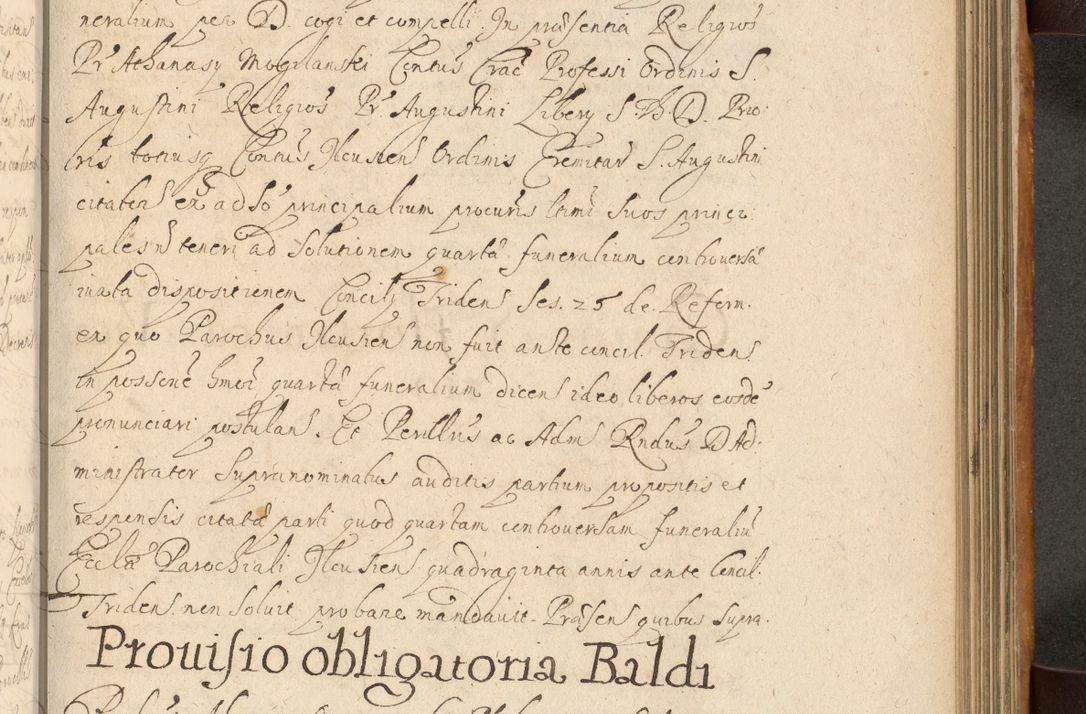 Zdjęcie nr 604 dla obiektu archiwalnego: Volumen II actorum episcopalium R. D. Petri Gembicki, episcopi Cracoviensis, locum tenente in dioecesi R. D. Alberto Lipnicki, canonico Cracoviensi post discessum R. D. Episcopi in Italiam et usque ad redditum eiusdem in Poloniam, videlicet a die 16 Novembris 1644 et per a. D. 1645 inchoative ad Septembrem. Horum videatur index ad finem huius voluminis