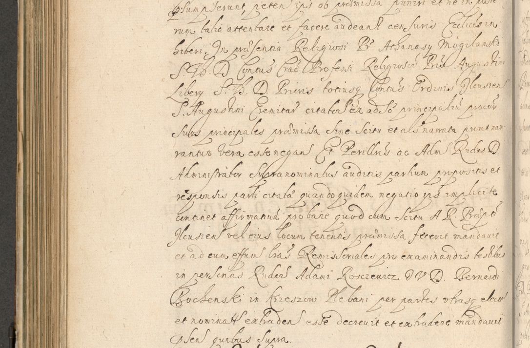 Zdjęcie nr 601 dla obiektu archiwalnego: Volumen II actorum episcopalium R. D. Petri Gembicki, episcopi Cracoviensis, locum tenente in dioecesi R. D. Alberto Lipnicki, canonico Cracoviensi post discessum R. D. Episcopi in Italiam et usque ad redditum eiusdem in Poloniam, videlicet a die 16 Novembris 1644 et per a. D. 1645 inchoative ad Septembrem. Horum videatur index ad finem huius voluminis