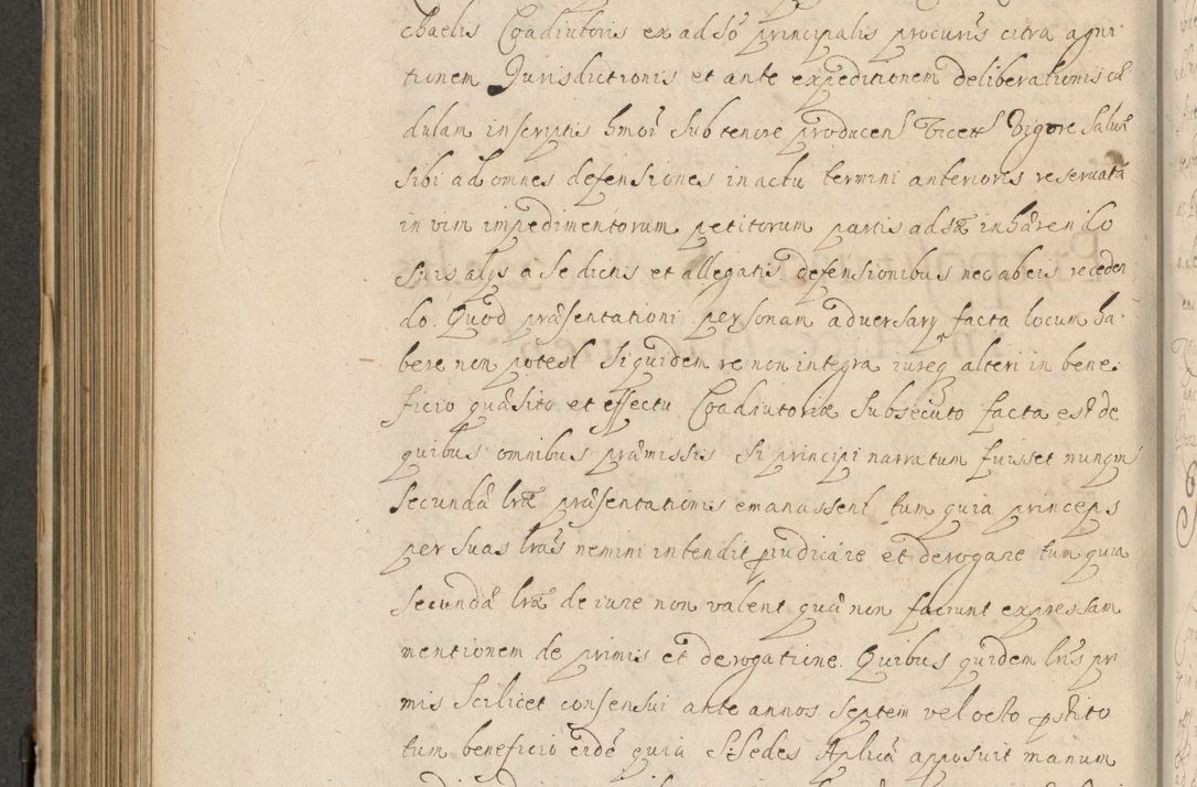Zdjęcie nr 597 dla obiektu archiwalnego: Volumen II actorum episcopalium R. D. Petri Gembicki, episcopi Cracoviensis, locum tenente in dioecesi R. D. Alberto Lipnicki, canonico Cracoviensi post discessum R. D. Episcopi in Italiam et usque ad redditum eiusdem in Poloniam, videlicet a die 16 Novembris 1644 et per a. D. 1645 inchoative ad Septembrem. Horum videatur index ad finem huius voluminis