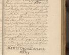 Zdjęcie nr 592 dla obiektu archiwalnego: Volumen II actorum episcopalium R. D. Petri Gembicki, episcopi Cracoviensis, locum tenente in dioecesi R. D. Alberto Lipnicki, canonico Cracoviensi post discessum R. D. Episcopi in Italiam et usque ad redditum eiusdem in Poloniam, videlicet a die 16 Novembris 1644 et per a. D. 1645 inchoative ad Septembrem. Horum videatur index ad finem huius voluminis