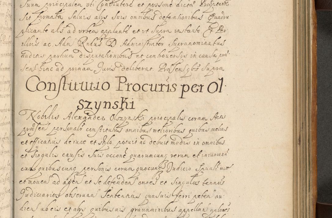 Zdjęcie nr 590 dla obiektu archiwalnego: Volumen II actorum episcopalium R. D. Petri Gembicki, episcopi Cracoviensis, locum tenente in dioecesi R. D. Alberto Lipnicki, canonico Cracoviensi post discessum R. D. Episcopi in Italiam et usque ad redditum eiusdem in Poloniam, videlicet a die 16 Novembris 1644 et per a. D. 1645 inchoative ad Septembrem. Horum videatur index ad finem huius voluminis