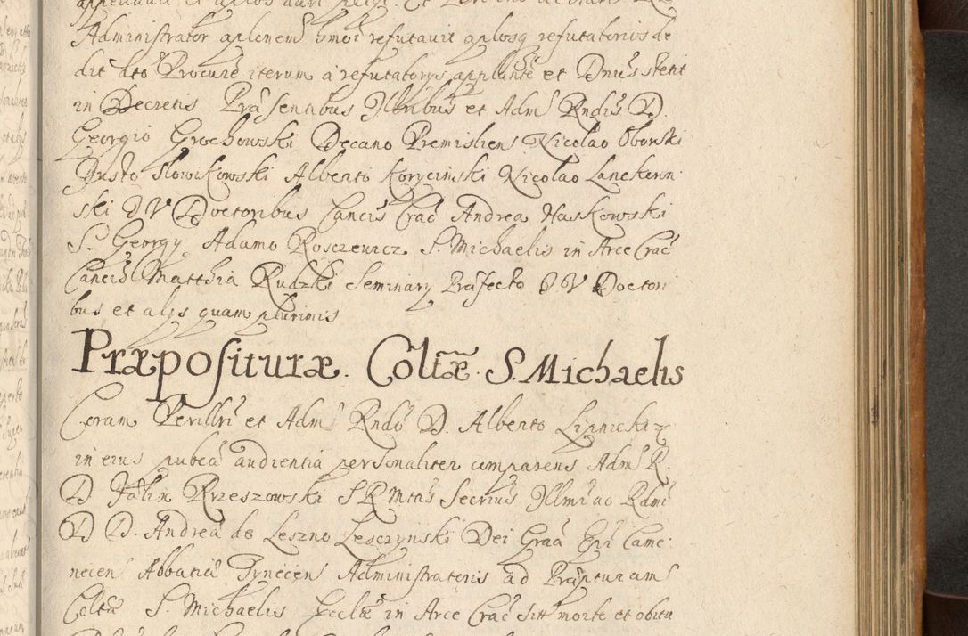 Zdjęcie nr 580 dla obiektu archiwalnego: Volumen II actorum episcopalium R. D. Petri Gembicki, episcopi Cracoviensis, locum tenente in dioecesi R. D. Alberto Lipnicki, canonico Cracoviensi post discessum R. D. Episcopi in Italiam et usque ad redditum eiusdem in Poloniam, videlicet a die 16 Novembris 1644 et per a. D. 1645 inchoative ad Septembrem. Horum videatur index ad finem huius voluminis