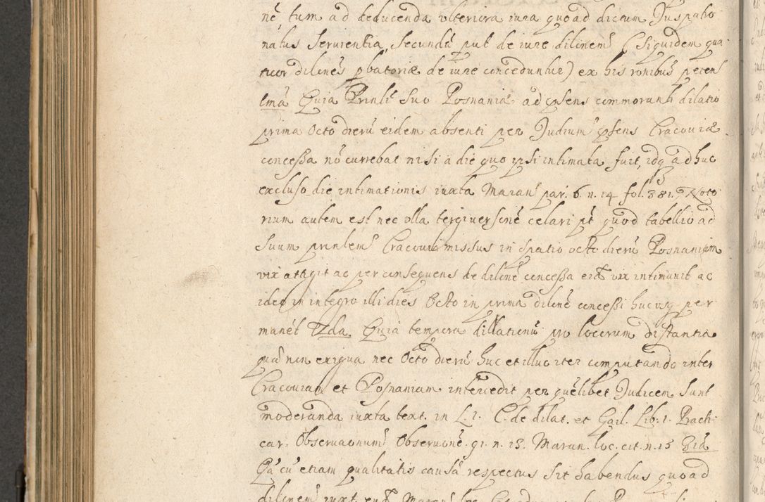 Zdjęcie nr 575 dla obiektu archiwalnego: Volumen II actorum episcopalium R. D. Petri Gembicki, episcopi Cracoviensis, locum tenente in dioecesi R. D. Alberto Lipnicki, canonico Cracoviensi post discessum R. D. Episcopi in Italiam et usque ad redditum eiusdem in Poloniam, videlicet a die 16 Novembris 1644 et per a. D. 1645 inchoative ad Septembrem. Horum videatur index ad finem huius voluminis