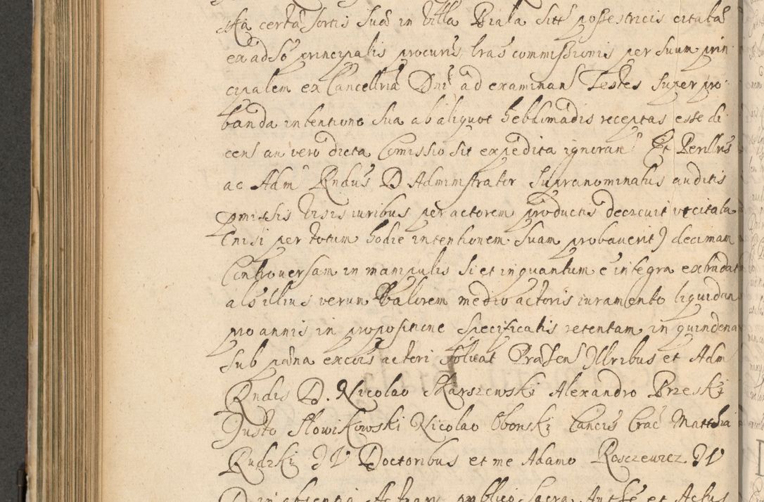 Zdjęcie nr 563 dla obiektu archiwalnego: Volumen II actorum episcopalium R. D. Petri Gembicki, episcopi Cracoviensis, locum tenente in dioecesi R. D. Alberto Lipnicki, canonico Cracoviensi post discessum R. D. Episcopi in Italiam et usque ad redditum eiusdem in Poloniam, videlicet a die 16 Novembris 1644 et per a. D. 1645 inchoative ad Septembrem. Horum videatur index ad finem huius voluminis