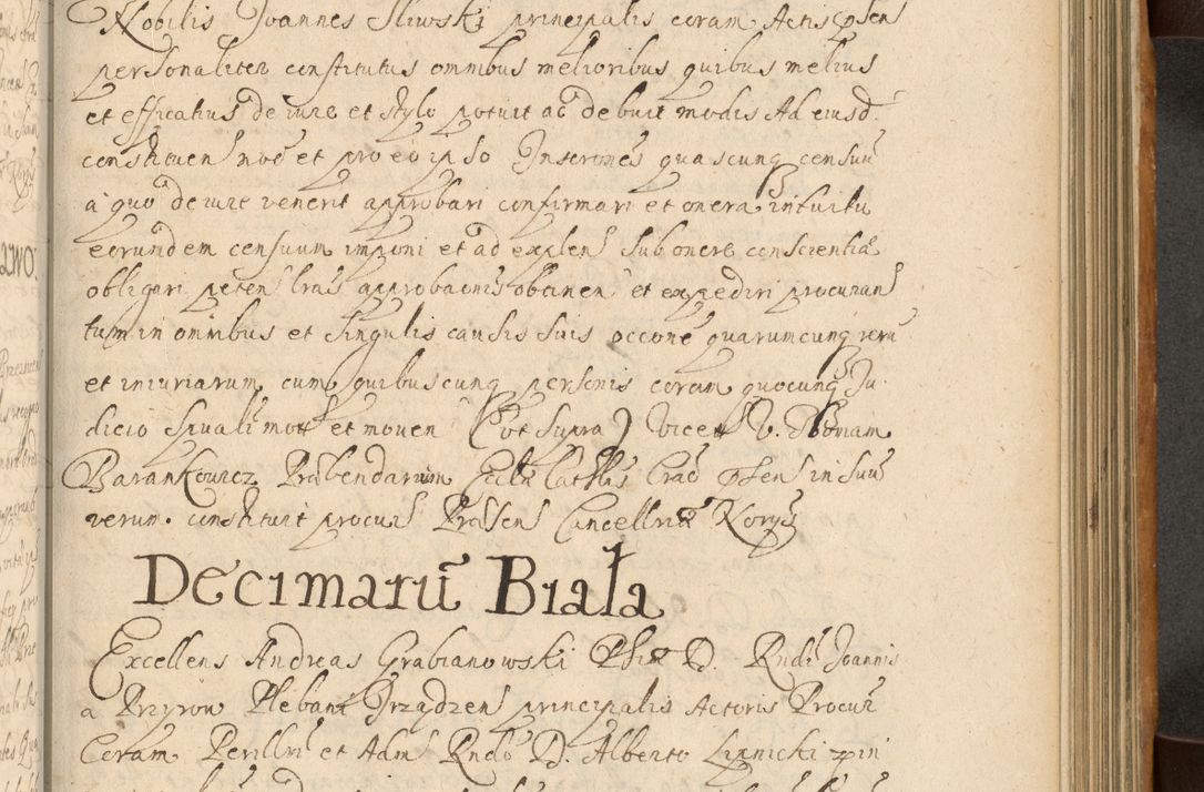Zdjęcie nr 562 dla obiektu archiwalnego: Volumen II actorum episcopalium R. D. Petri Gembicki, episcopi Cracoviensis, locum tenente in dioecesi R. D. Alberto Lipnicki, canonico Cracoviensi post discessum R. D. Episcopi in Italiam et usque ad redditum eiusdem in Poloniam, videlicet a die 16 Novembris 1644 et per a. D. 1645 inchoative ad Septembrem. Horum videatur index ad finem huius voluminis