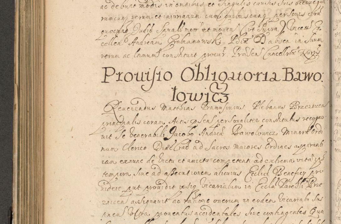 Zdjęcie nr 561 dla obiektu archiwalnego: Volumen II actorum episcopalium R. D. Petri Gembicki, episcopi Cracoviensis, locum tenente in dioecesi R. D. Alberto Lipnicki, canonico Cracoviensi post discessum R. D. Episcopi in Italiam et usque ad redditum eiusdem in Poloniam, videlicet a die 16 Novembris 1644 et per a. D. 1645 inchoative ad Septembrem. Horum videatur index ad finem huius voluminis
