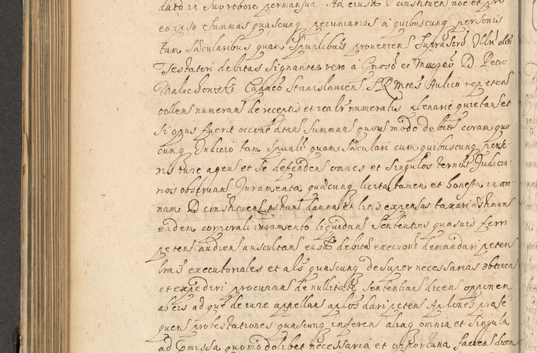 Zdjęcie nr 559 dla obiektu archiwalnego: Volumen II actorum episcopalium R. D. Petri Gembicki, episcopi Cracoviensis, locum tenente in dioecesi R. D. Alberto Lipnicki, canonico Cracoviensi post discessum R. D. Episcopi in Italiam et usque ad redditum eiusdem in Poloniam, videlicet a die 16 Novembris 1644 et per a. D. 1645 inchoative ad Septembrem. Horum videatur index ad finem huius voluminis