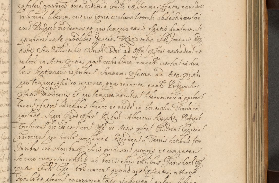 Zdjęcie nr 552 dla obiektu archiwalnego: Volumen II actorum episcopalium R. D. Petri Gembicki, episcopi Cracoviensis, locum tenente in dioecesi R. D. Alberto Lipnicki, canonico Cracoviensi post discessum R. D. Episcopi in Italiam et usque ad redditum eiusdem in Poloniam, videlicet a die 16 Novembris 1644 et per a. D. 1645 inchoative ad Septembrem. Horum videatur index ad finem huius voluminis