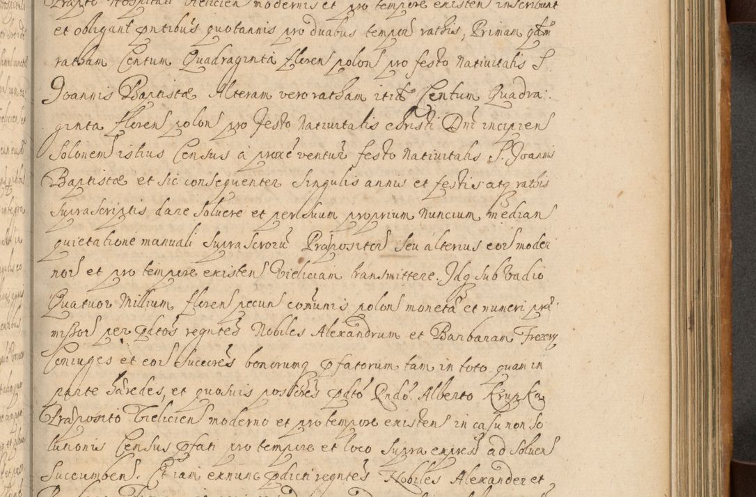 Zdjęcie nr 550 dla obiektu archiwalnego: Volumen II actorum episcopalium R. D. Petri Gembicki, episcopi Cracoviensis, locum tenente in dioecesi R. D. Alberto Lipnicki, canonico Cracoviensi post discessum R. D. Episcopi in Italiam et usque ad redditum eiusdem in Poloniam, videlicet a die 16 Novembris 1644 et per a. D. 1645 inchoative ad Septembrem. Horum videatur index ad finem huius voluminis