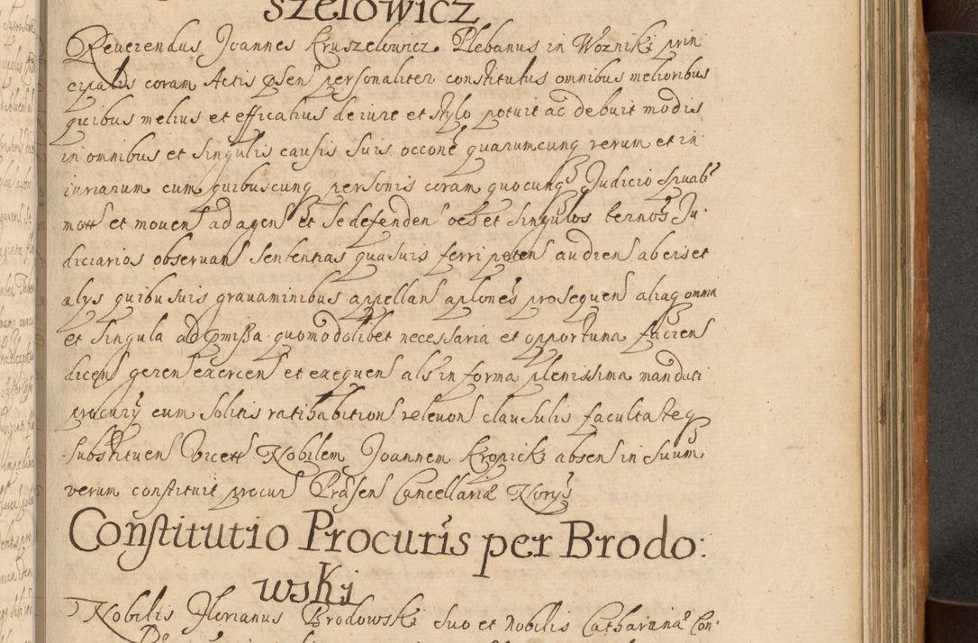 Zdjęcie nr 546 dla obiektu archiwalnego: Volumen II actorum episcopalium R. D. Petri Gembicki, episcopi Cracoviensis, locum tenente in dioecesi R. D. Alberto Lipnicki, canonico Cracoviensi post discessum R. D. Episcopi in Italiam et usque ad redditum eiusdem in Poloniam, videlicet a die 16 Novembris 1644 et per a. D. 1645 inchoative ad Septembrem. Horum videatur index ad finem huius voluminis