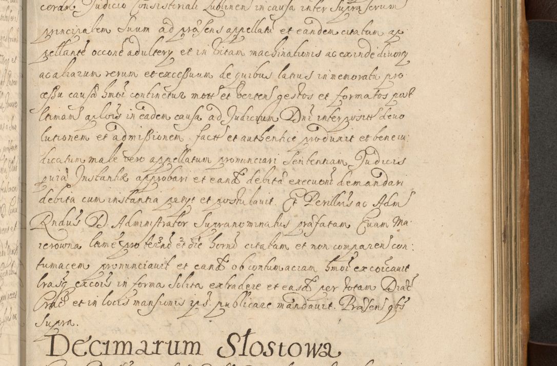 Zdjęcie nr 538 dla obiektu archiwalnego: Volumen II actorum episcopalium R. D. Petri Gembicki, episcopi Cracoviensis, locum tenente in dioecesi R. D. Alberto Lipnicki, canonico Cracoviensi post discessum R. D. Episcopi in Italiam et usque ad redditum eiusdem in Poloniam, videlicet a die 16 Novembris 1644 et per a. D. 1645 inchoative ad Septembrem. Horum videatur index ad finem huius voluminis