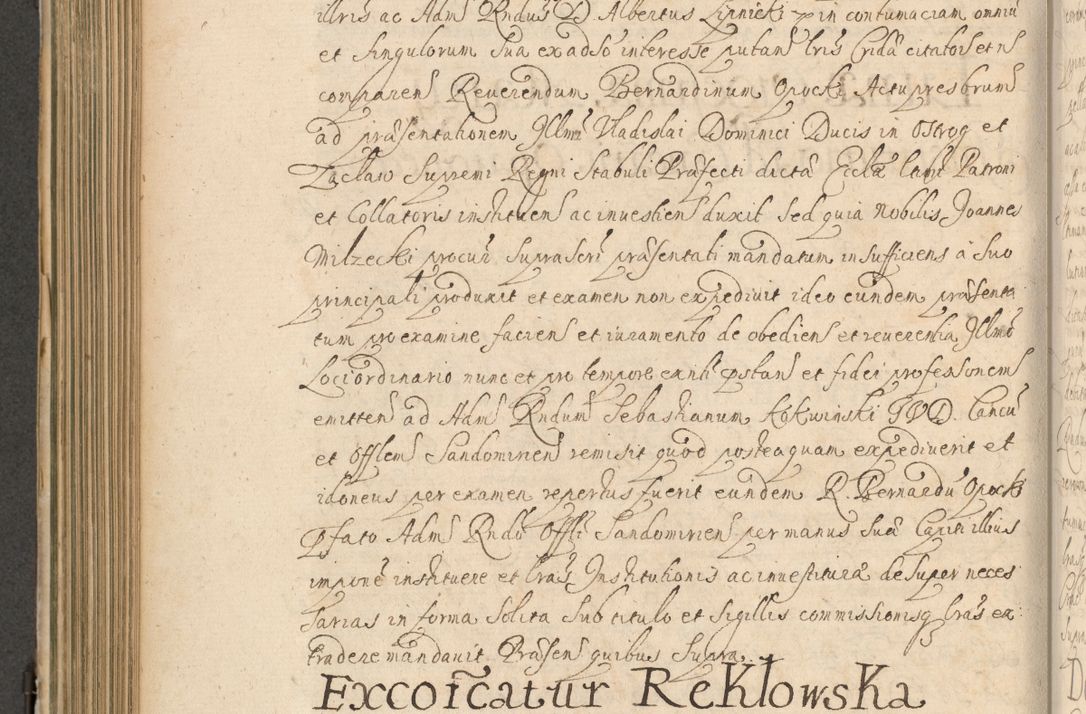 Zdjęcie nr 537 dla obiektu archiwalnego: Volumen II actorum episcopalium R. D. Petri Gembicki, episcopi Cracoviensis, locum tenente in dioecesi R. D. Alberto Lipnicki, canonico Cracoviensi post discessum R. D. Episcopi in Italiam et usque ad redditum eiusdem in Poloniam, videlicet a die 16 Novembris 1644 et per a. D. 1645 inchoative ad Septembrem. Horum videatur index ad finem huius voluminis