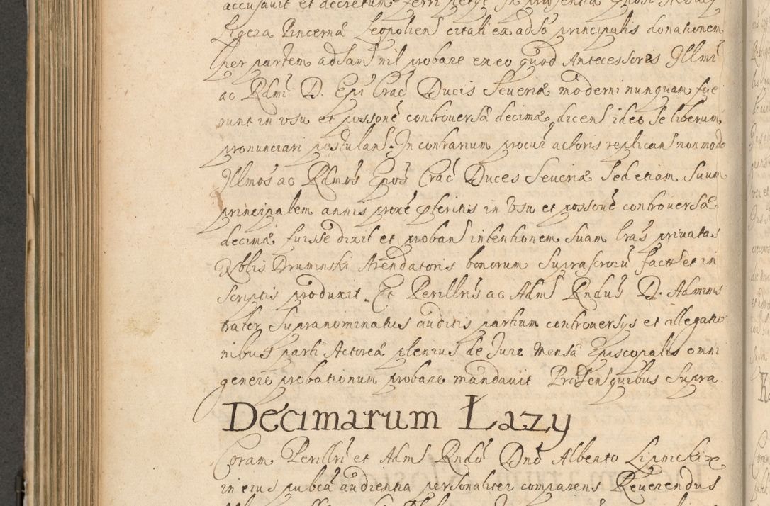 Zdjęcie nr 539 dla obiektu archiwalnego: Volumen II actorum episcopalium R. D. Petri Gembicki, episcopi Cracoviensis, locum tenente in dioecesi R. D. Alberto Lipnicki, canonico Cracoviensi post discessum R. D. Episcopi in Italiam et usque ad redditum eiusdem in Poloniam, videlicet a die 16 Novembris 1644 et per a. D. 1645 inchoative ad Septembrem. Horum videatur index ad finem huius voluminis