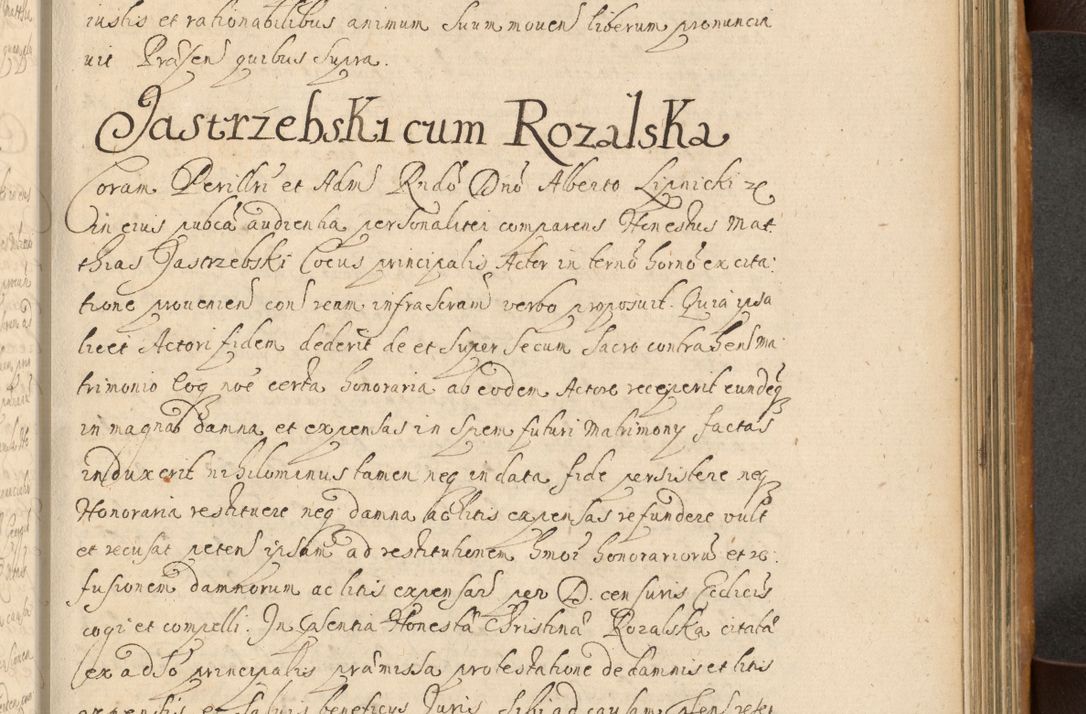 Zdjęcie nr 526 dla obiektu archiwalnego: Volumen II actorum episcopalium R. D. Petri Gembicki, episcopi Cracoviensis, locum tenente in dioecesi R. D. Alberto Lipnicki, canonico Cracoviensi post discessum R. D. Episcopi in Italiam et usque ad redditum eiusdem in Poloniam, videlicet a die 16 Novembris 1644 et per a. D. 1645 inchoative ad Septembrem. Horum videatur index ad finem huius voluminis