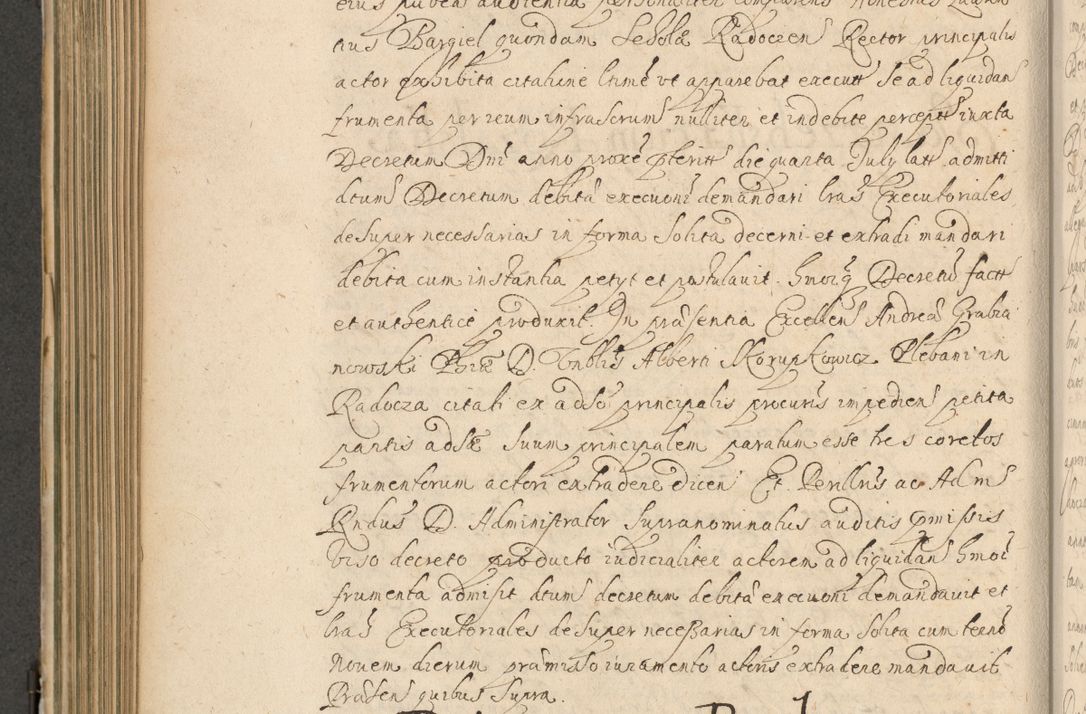 Zdjęcie nr 527 dla obiektu archiwalnego: Volumen II actorum episcopalium R. D. Petri Gembicki, episcopi Cracoviensis, locum tenente in dioecesi R. D. Alberto Lipnicki, canonico Cracoviensi post discessum R. D. Episcopi in Italiam et usque ad redditum eiusdem in Poloniam, videlicet a die 16 Novembris 1644 et per a. D. 1645 inchoative ad Septembrem. Horum videatur index ad finem huius voluminis