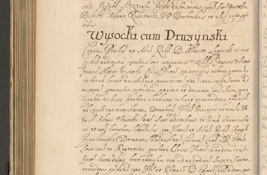 Zdjęcie nr 525 dla obiektu archiwalnego: Volumen II actorum episcopalium R. D. Petri Gembicki, episcopi Cracoviensis, locum tenente in dioecesi R. D. Alberto Lipnicki, canonico Cracoviensi post discessum R. D. Episcopi in Italiam et usque ad redditum eiusdem in Poloniam, videlicet a die 16 Novembris 1644 et per a. D. 1645 inchoative ad Septembrem. Horum videatur index ad finem huius voluminis