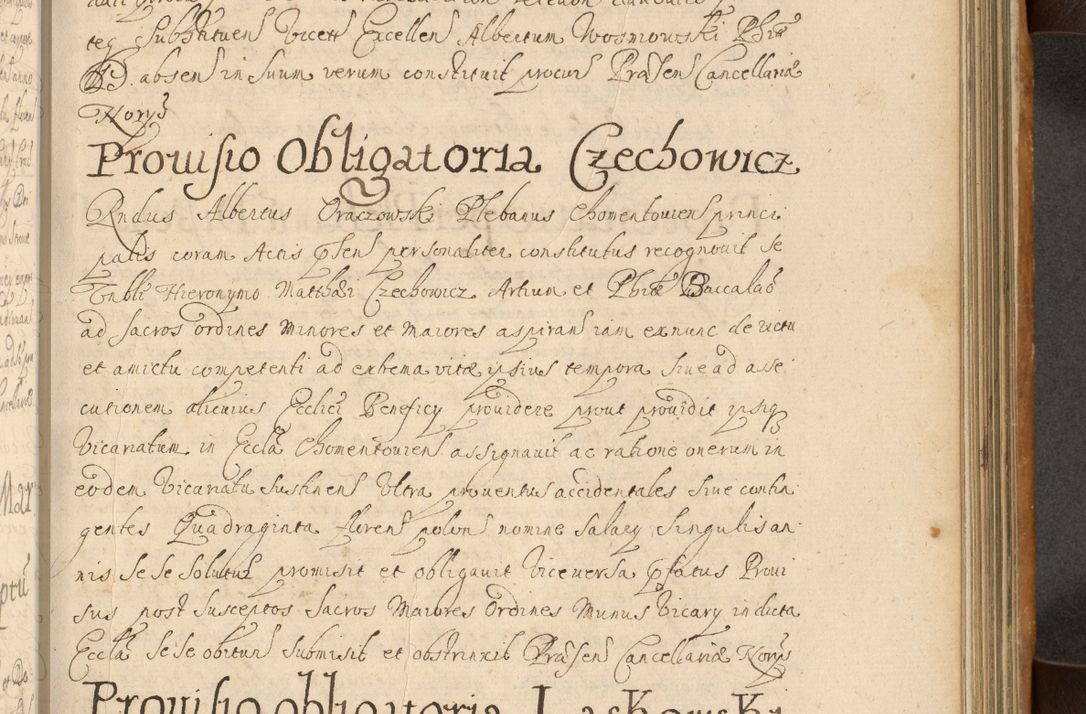 Zdjęcie nr 520 dla obiektu archiwalnego: Volumen II actorum episcopalium R. D. Petri Gembicki, episcopi Cracoviensis, locum tenente in dioecesi R. D. Alberto Lipnicki, canonico Cracoviensi post discessum R. D. Episcopi in Italiam et usque ad redditum eiusdem in Poloniam, videlicet a die 16 Novembris 1644 et per a. D. 1645 inchoative ad Septembrem. Horum videatur index ad finem huius voluminis