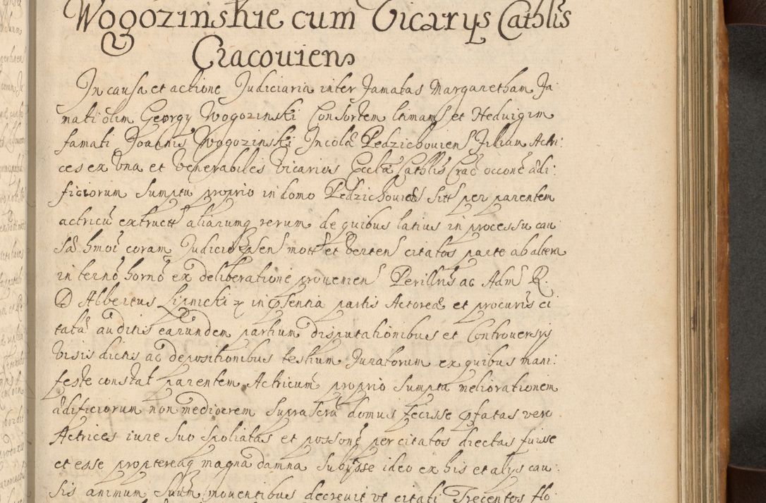 Zdjęcie nr 518 dla obiektu archiwalnego: Volumen II actorum episcopalium R. D. Petri Gembicki, episcopi Cracoviensis, locum tenente in dioecesi R. D. Alberto Lipnicki, canonico Cracoviensi post discessum R. D. Episcopi in Italiam et usque ad redditum eiusdem in Poloniam, videlicet a die 16 Novembris 1644 et per a. D. 1645 inchoative ad Septembrem. Horum videatur index ad finem huius voluminis