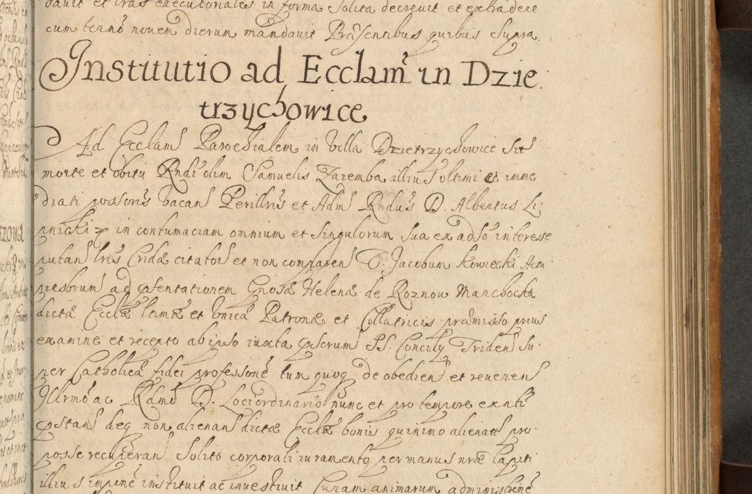 Zdjęcie nr 514 dla obiektu archiwalnego: Volumen II actorum episcopalium R. D. Petri Gembicki, episcopi Cracoviensis, locum tenente in dioecesi R. D. Alberto Lipnicki, canonico Cracoviensi post discessum R. D. Episcopi in Italiam et usque ad redditum eiusdem in Poloniam, videlicet a die 16 Novembris 1644 et per a. D. 1645 inchoative ad Septembrem. Horum videatur index ad finem huius voluminis