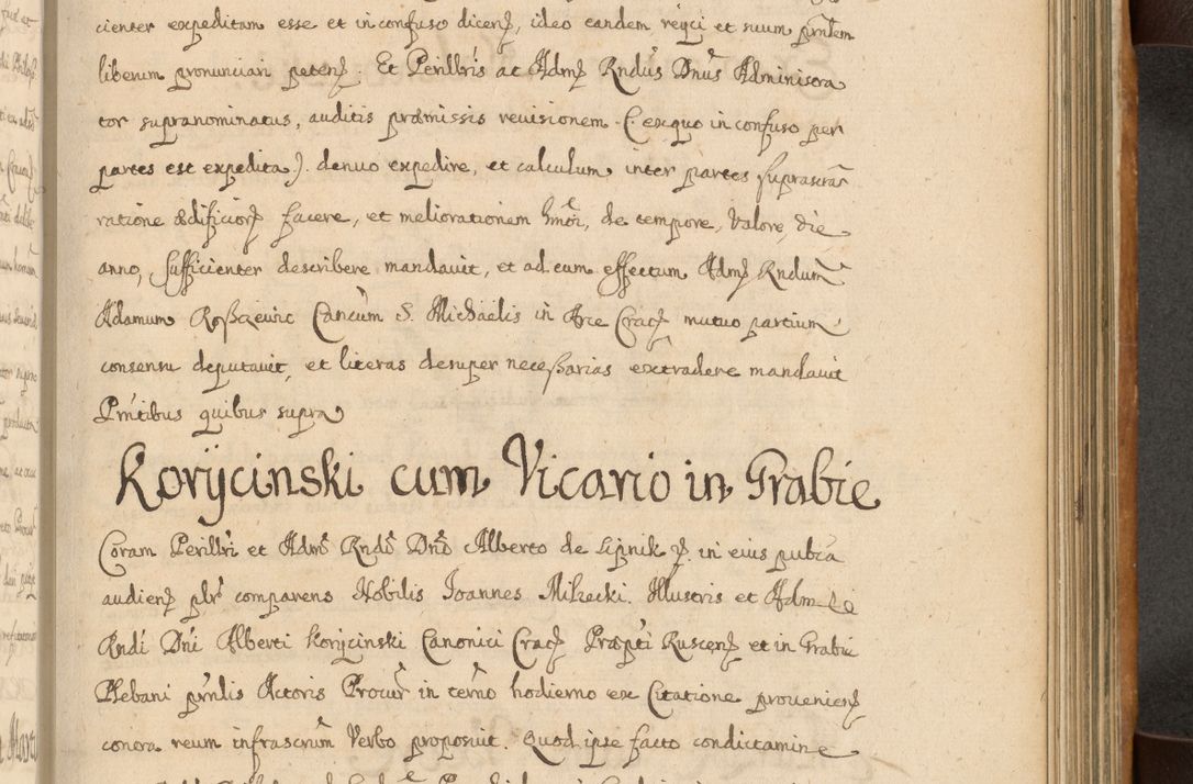 Zdjęcie nr 502 dla obiektu archiwalnego: Volumen II actorum episcopalium R. D. Petri Gembicki, episcopi Cracoviensis, locum tenente in dioecesi R. D. Alberto Lipnicki, canonico Cracoviensi post discessum R. D. Episcopi in Italiam et usque ad redditum eiusdem in Poloniam, videlicet a die 16 Novembris 1644 et per a. D. 1645 inchoative ad Septembrem. Horum videatur index ad finem huius voluminis