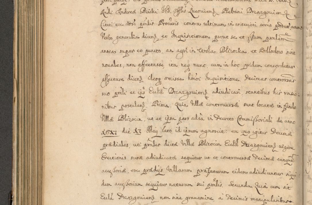 Zdjęcie nr 495 dla obiektu archiwalnego: Volumen II actorum episcopalium R. D. Petri Gembicki, episcopi Cracoviensis, locum tenente in dioecesi R. D. Alberto Lipnicki, canonico Cracoviensi post discessum R. D. Episcopi in Italiam et usque ad redditum eiusdem in Poloniam, videlicet a die 16 Novembris 1644 et per a. D. 1645 inchoative ad Septembrem. Horum videatur index ad finem huius voluminis