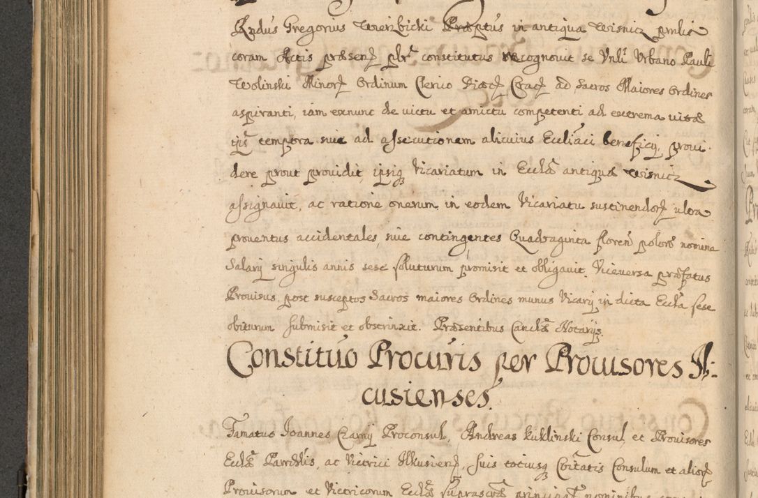 Zdjęcie nr 487 dla obiektu archiwalnego: Volumen II actorum episcopalium R. D. Petri Gembicki, episcopi Cracoviensis, locum tenente in dioecesi R. D. Alberto Lipnicki, canonico Cracoviensi post discessum R. D. Episcopi in Italiam et usque ad redditum eiusdem in Poloniam, videlicet a die 16 Novembris 1644 et per a. D. 1645 inchoative ad Septembrem. Horum videatur index ad finem huius voluminis