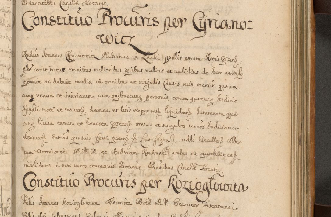 Zdjęcie nr 486 dla obiektu archiwalnego: Volumen II actorum episcopalium R. D. Petri Gembicki, episcopi Cracoviensis, locum tenente in dioecesi R. D. Alberto Lipnicki, canonico Cracoviensi post discessum R. D. Episcopi in Italiam et usque ad redditum eiusdem in Poloniam, videlicet a die 16 Novembris 1644 et per a. D. 1645 inchoative ad Septembrem. Horum videatur index ad finem huius voluminis