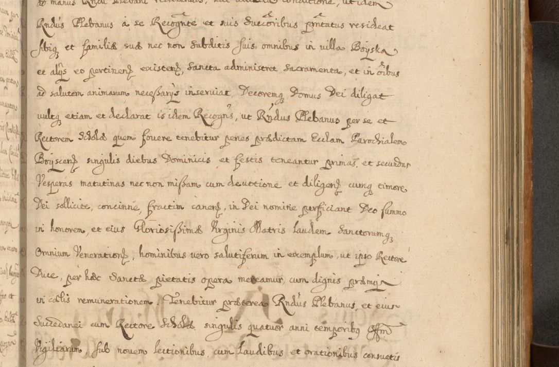 Zdjęcie nr 484 dla obiektu archiwalnego: Volumen II actorum episcopalium R. D. Petri Gembicki, episcopi Cracoviensis, locum tenente in dioecesi R. D. Alberto Lipnicki, canonico Cracoviensi post discessum R. D. Episcopi in Italiam et usque ad redditum eiusdem in Poloniam, videlicet a die 16 Novembris 1644 et per a. D. 1645 inchoative ad Septembrem. Horum videatur index ad finem huius voluminis