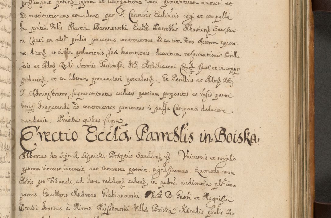 Zdjęcie nr 478 dla obiektu archiwalnego: Volumen II actorum episcopalium R. D. Petri Gembicki, episcopi Cracoviensis, locum tenente in dioecesi R. D. Alberto Lipnicki, canonico Cracoviensi post discessum R. D. Episcopi in Italiam et usque ad redditum eiusdem in Poloniam, videlicet a die 16 Novembris 1644 et per a. D. 1645 inchoative ad Septembrem. Horum videatur index ad finem huius voluminis