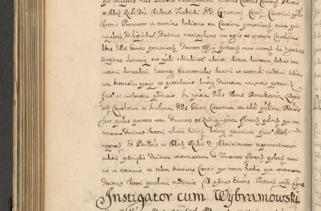Zdjęcie nr 469 dla obiektu archiwalnego: Volumen II actorum episcopalium R. D. Petri Gembicki, episcopi Cracoviensis, locum tenente in dioecesi R. D. Alberto Lipnicki, canonico Cracoviensi post discessum R. D. Episcopi in Italiam et usque ad redditum eiusdem in Poloniam, videlicet a die 16 Novembris 1644 et per a. D. 1645 inchoative ad Septembrem. Horum videatur index ad finem huius voluminis