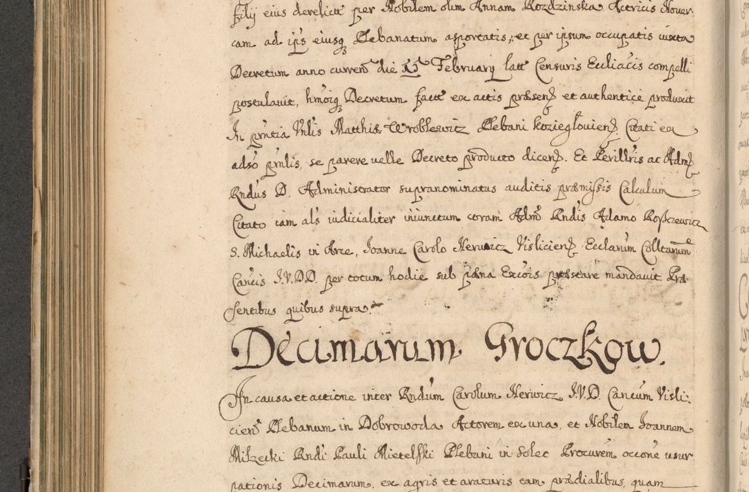 Zdjęcie nr 457 dla obiektu archiwalnego: Volumen II actorum episcopalium R. D. Petri Gembicki, episcopi Cracoviensis, locum tenente in dioecesi R. D. Alberto Lipnicki, canonico Cracoviensi post discessum R. D. Episcopi in Italiam et usque ad redditum eiusdem in Poloniam, videlicet a die 16 Novembris 1644 et per a. D. 1645 inchoative ad Septembrem. Horum videatur index ad finem huius voluminis