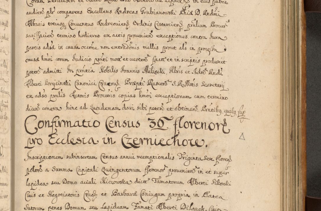 Zdjęcie nr 458 dla obiektu archiwalnego: Volumen II actorum episcopalium R. D. Petri Gembicki, episcopi Cracoviensis, locum tenente in dioecesi R. D. Alberto Lipnicki, canonico Cracoviensi post discessum R. D. Episcopi in Italiam et usque ad redditum eiusdem in Poloniam, videlicet a die 16 Novembris 1644 et per a. D. 1645 inchoative ad Septembrem. Horum videatur index ad finem huius voluminis