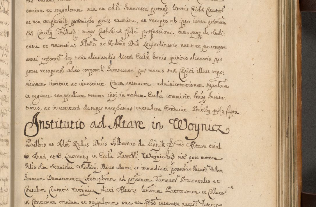 Zdjęcie nr 454 dla obiektu archiwalnego: Volumen II actorum episcopalium R. D. Petri Gembicki, episcopi Cracoviensis, locum tenente in dioecesi R. D. Alberto Lipnicki, canonico Cracoviensi post discessum R. D. Episcopi in Italiam et usque ad redditum eiusdem in Poloniam, videlicet a die 16 Novembris 1644 et per a. D. 1645 inchoative ad Septembrem. Horum videatur index ad finem huius voluminis