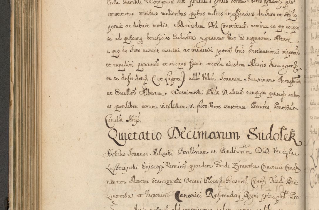 Zdjęcie nr 449 dla obiektu archiwalnego: Volumen II actorum episcopalium R. D. Petri Gembicki, episcopi Cracoviensis, locum tenente in dioecesi R. D. Alberto Lipnicki, canonico Cracoviensi post discessum R. D. Episcopi in Italiam et usque ad redditum eiusdem in Poloniam, videlicet a die 16 Novembris 1644 et per a. D. 1645 inchoative ad Septembrem. Horum videatur index ad finem huius voluminis