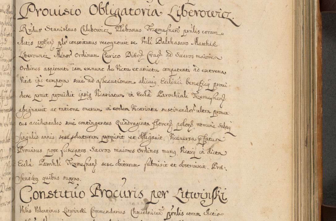 Zdjęcie nr 448 dla obiektu archiwalnego: Volumen II actorum episcopalium R. D. Petri Gembicki, episcopi Cracoviensis, locum tenente in dioecesi R. D. Alberto Lipnicki, canonico Cracoviensi post discessum R. D. Episcopi in Italiam et usque ad redditum eiusdem in Poloniam, videlicet a die 16 Novembris 1644 et per a. D. 1645 inchoative ad Septembrem. Horum videatur index ad finem huius voluminis