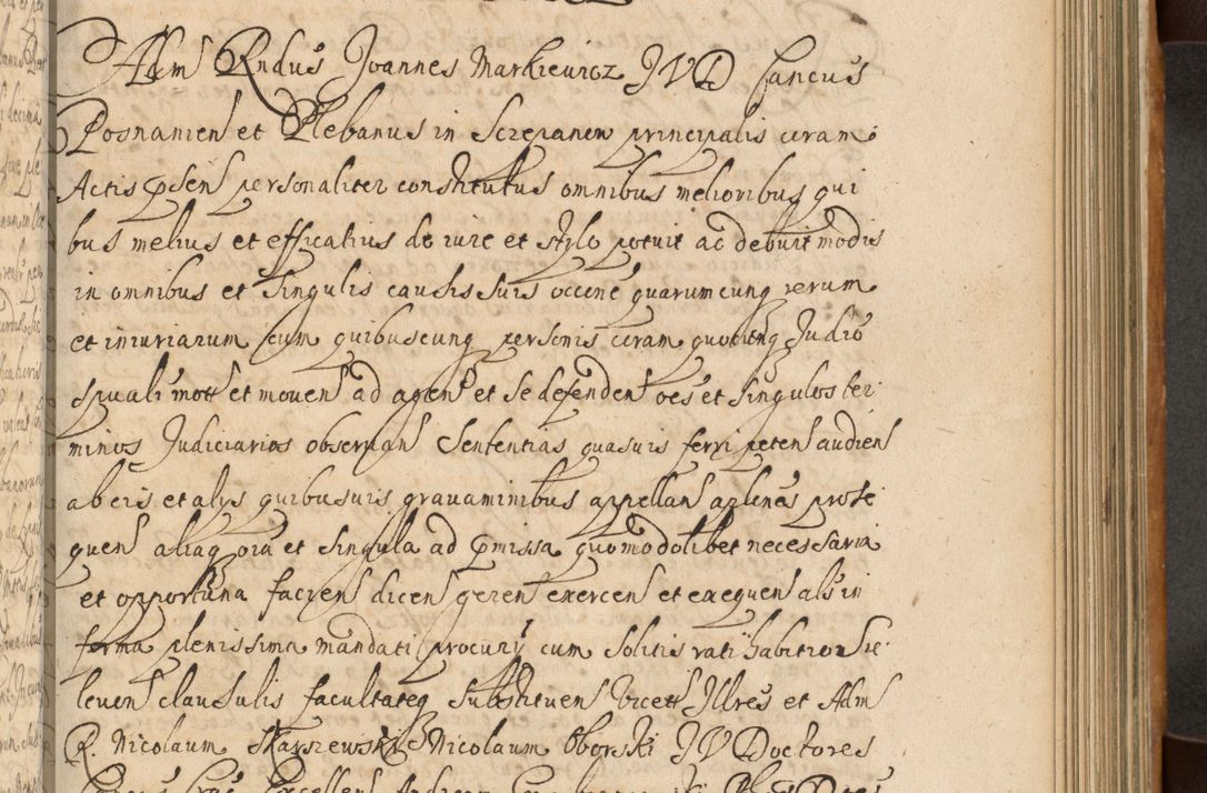 Zdjęcie nr 446 dla obiektu archiwalnego: Volumen II actorum episcopalium R. D. Petri Gembicki, episcopi Cracoviensis, locum tenente in dioecesi R. D. Alberto Lipnicki, canonico Cracoviensi post discessum R. D. Episcopi in Italiam et usque ad redditum eiusdem in Poloniam, videlicet a die 16 Novembris 1644 et per a. D. 1645 inchoative ad Septembrem. Horum videatur index ad finem huius voluminis