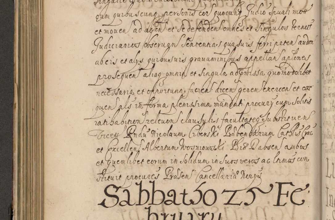 Zdjęcie nr 441 dla obiektu archiwalnego: Volumen II actorum episcopalium R. D. Petri Gembicki, episcopi Cracoviensis, locum tenente in dioecesi R. D. Alberto Lipnicki, canonico Cracoviensi post discessum R. D. Episcopi in Italiam et usque ad redditum eiusdem in Poloniam, videlicet a die 16 Novembris 1644 et per a. D. 1645 inchoative ad Septembrem. Horum videatur index ad finem huius voluminis