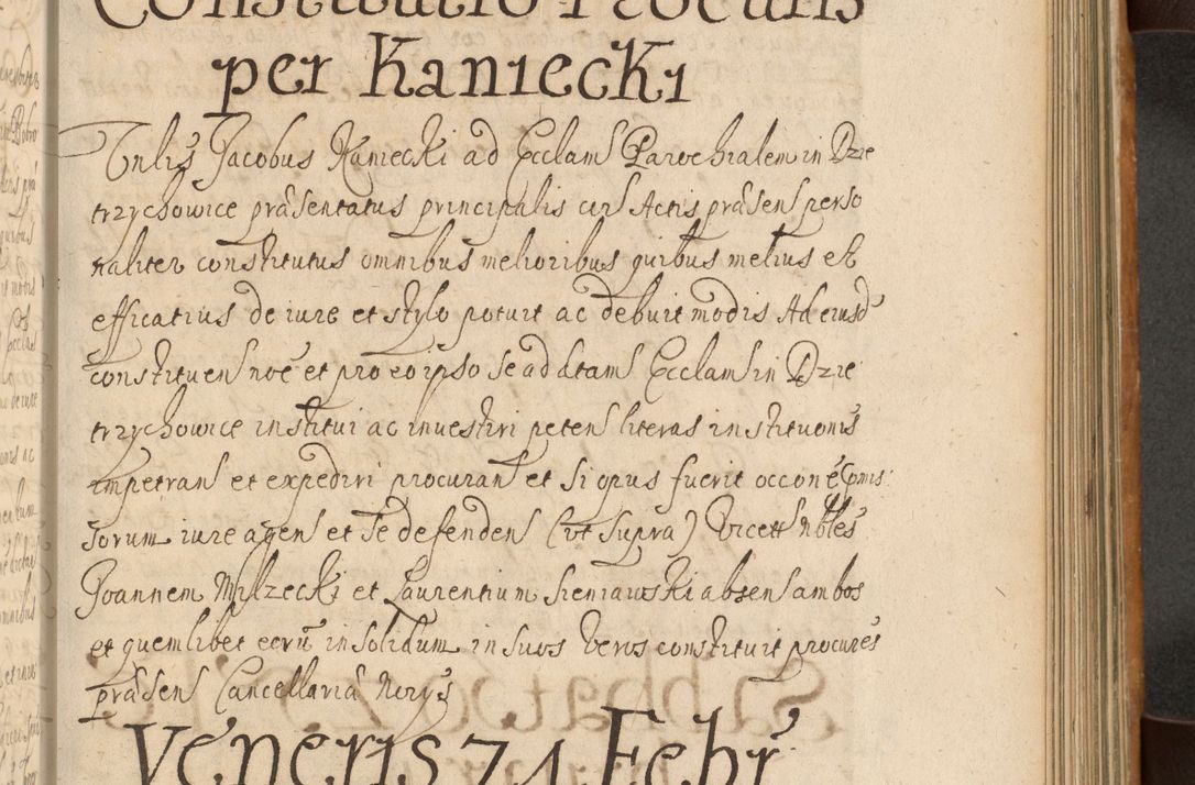 Zdjęcie nr 440 dla obiektu archiwalnego: Volumen II actorum episcopalium R. D. Petri Gembicki, episcopi Cracoviensis, locum tenente in dioecesi R. D. Alberto Lipnicki, canonico Cracoviensi post discessum R. D. Episcopi in Italiam et usque ad redditum eiusdem in Poloniam, videlicet a die 16 Novembris 1644 et per a. D. 1645 inchoative ad Septembrem. Horum videatur index ad finem huius voluminis