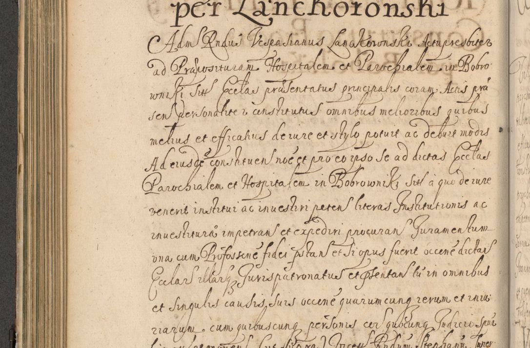 Zdjęcie nr 439 dla obiektu archiwalnego: Volumen II actorum episcopalium R. D. Petri Gembicki, episcopi Cracoviensis, locum tenente in dioecesi R. D. Alberto Lipnicki, canonico Cracoviensi post discessum R. D. Episcopi in Italiam et usque ad redditum eiusdem in Poloniam, videlicet a die 16 Novembris 1644 et per a. D. 1645 inchoative ad Septembrem. Horum videatur index ad finem huius voluminis