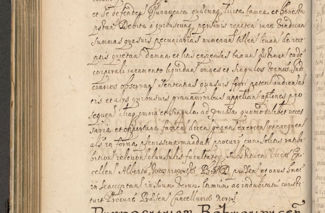 Zdjęcie nr 429 dla obiektu archiwalnego: Volumen II actorum episcopalium R. D. Petri Gembicki, episcopi Cracoviensis, locum tenente in dioecesi R. D. Alberto Lipnicki, canonico Cracoviensi post discessum R. D. Episcopi in Italiam et usque ad redditum eiusdem in Poloniam, videlicet a die 16 Novembris 1644 et per a. D. 1645 inchoative ad Septembrem. Horum videatur index ad finem huius voluminis