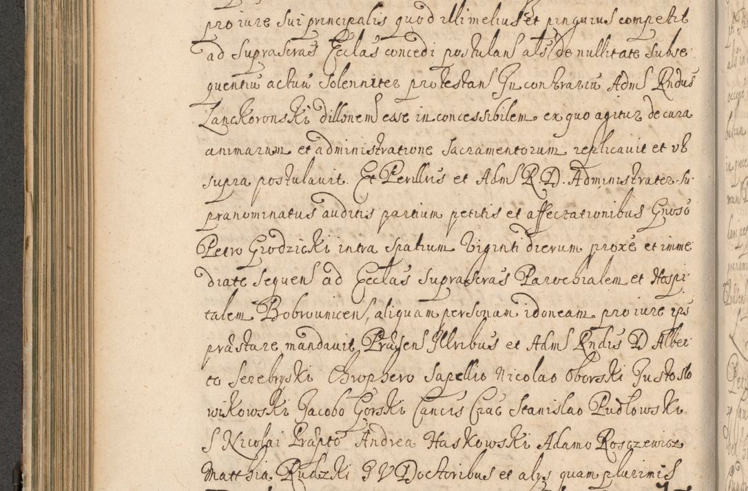 Zdjęcie nr 431 dla obiektu archiwalnego: Volumen II actorum episcopalium R. D. Petri Gembicki, episcopi Cracoviensis, locum tenente in dioecesi R. D. Alberto Lipnicki, canonico Cracoviensi post discessum R. D. Episcopi in Italiam et usque ad redditum eiusdem in Poloniam, videlicet a die 16 Novembris 1644 et per a. D. 1645 inchoative ad Septembrem. Horum videatur index ad finem huius voluminis