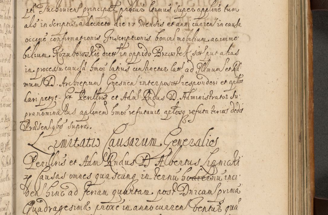 Zdjęcie nr 432 dla obiektu archiwalnego: Volumen II actorum episcopalium R. D. Petri Gembicki, episcopi Cracoviensis, locum tenente in dioecesi R. D. Alberto Lipnicki, canonico Cracoviensi post discessum R. D. Episcopi in Italiam et usque ad redditum eiusdem in Poloniam, videlicet a die 16 Novembris 1644 et per a. D. 1645 inchoative ad Septembrem. Horum videatur index ad finem huius voluminis