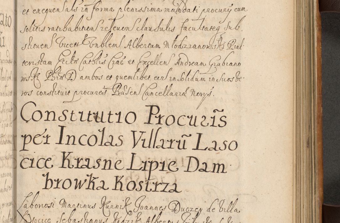 Zdjęcie nr 422 dla obiektu archiwalnego: Volumen II actorum episcopalium R. D. Petri Gembicki, episcopi Cracoviensis, locum tenente in dioecesi R. D. Alberto Lipnicki, canonico Cracoviensi post discessum R. D. Episcopi in Italiam et usque ad redditum eiusdem in Poloniam, videlicet a die 16 Novembris 1644 et per a. D. 1645 inchoative ad Septembrem. Horum videatur index ad finem huius voluminis