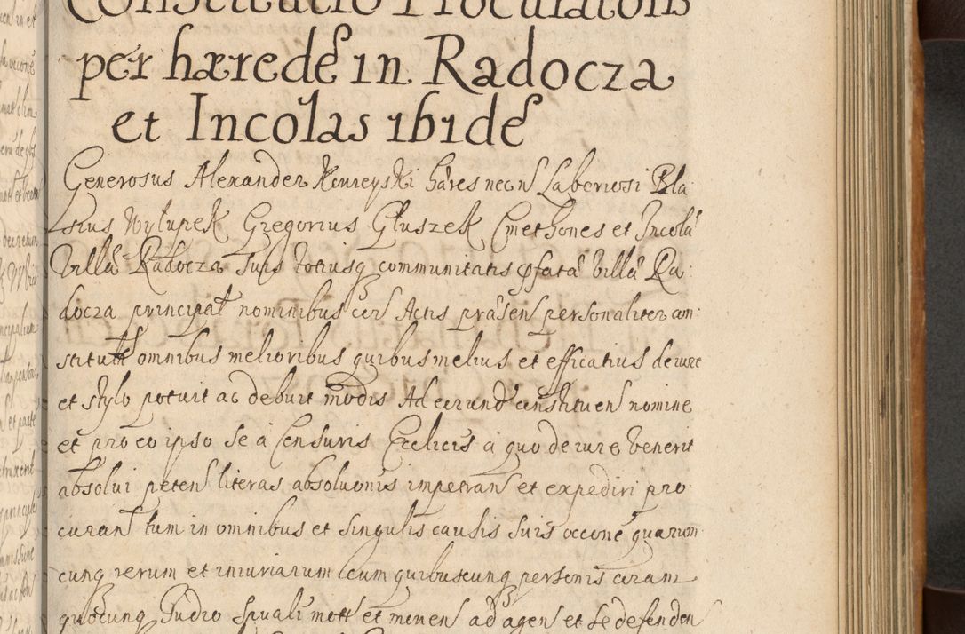 Zdjęcie nr 418 dla obiektu archiwalnego: Volumen II actorum episcopalium R. D. Petri Gembicki, episcopi Cracoviensis, locum tenente in dioecesi R. D. Alberto Lipnicki, canonico Cracoviensi post discessum R. D. Episcopi in Italiam et usque ad redditum eiusdem in Poloniam, videlicet a die 16 Novembris 1644 et per a. D. 1645 inchoative ad Septembrem. Horum videatur index ad finem huius voluminis