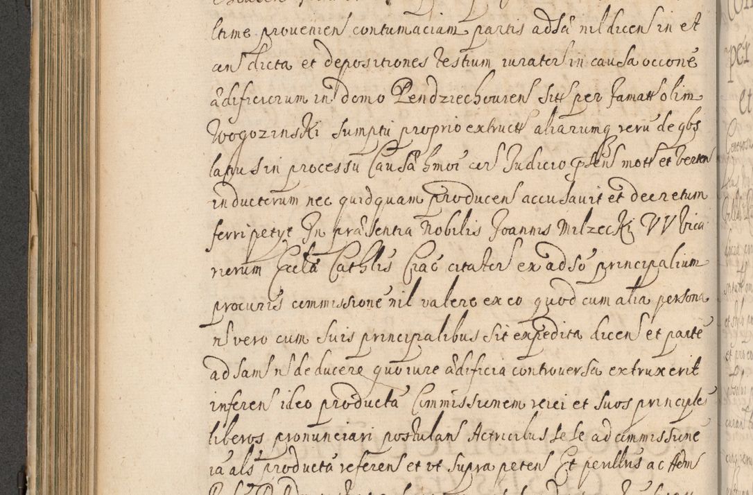 Zdjęcie nr 417 dla obiektu archiwalnego: Volumen II actorum episcopalium R. D. Petri Gembicki, episcopi Cracoviensis, locum tenente in dioecesi R. D. Alberto Lipnicki, canonico Cracoviensi post discessum R. D. Episcopi in Italiam et usque ad redditum eiusdem in Poloniam, videlicet a die 16 Novembris 1644 et per a. D. 1645 inchoative ad Septembrem. Horum videatur index ad finem huius voluminis